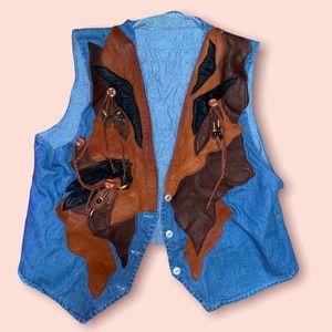 Pietra C Wall genuine Leather Vest